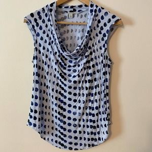 Halogen blue blouse medium GUC
